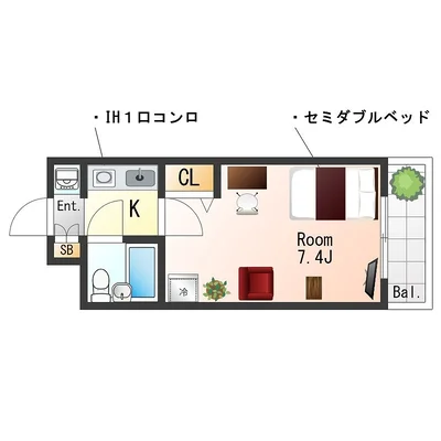 SステイDL弁天町港通【禁煙ルーム】