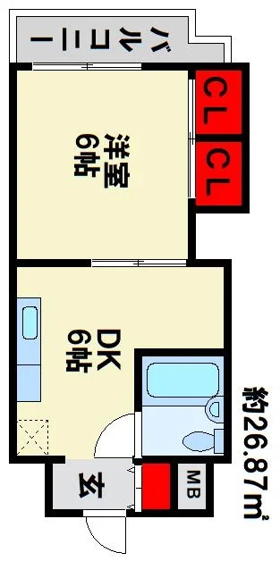 トーマンスリー北九州市小倉北区浅野☆小倉駅まで徒歩6分(北九州市小倉北区浅野2丁目)