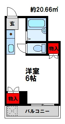 トーマンスリー北九州市小倉北区大門★インターネット使用無料（北九州市小倉北区大門２丁目）