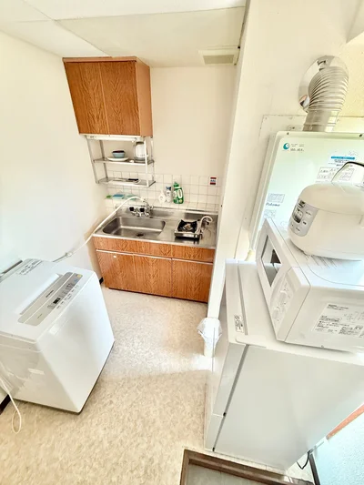 マンスリー盛岡加賀野ステーション【ゆったりセミダブル・家電・備品完備】