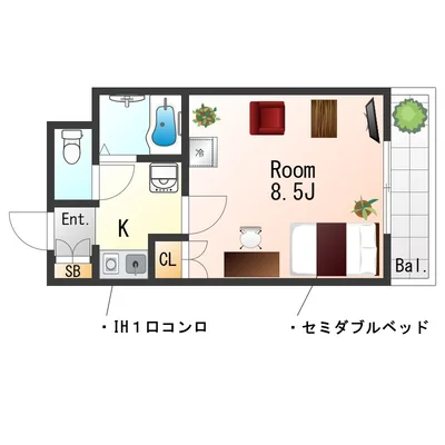 Sステイ生駒駅前【禁煙ルーム】