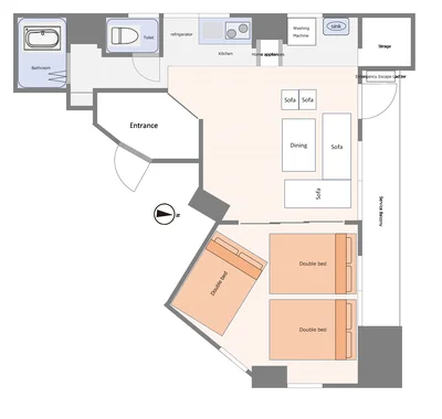 東京マンスリーΙ茗荷谷駅徒歩7分Ι家具付き