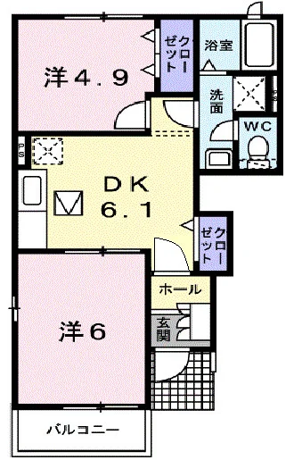 ヴィラ　エスペランサⅡ　Ｂ