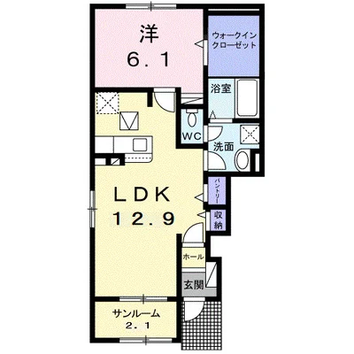 テルミアースメゾン　セカンドＡ