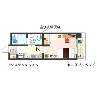 SステイDM阪神西宮産所町【禁煙ルーム】