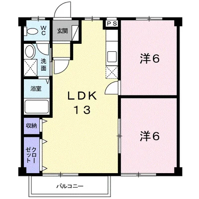 ハイツウイステリア（Ｂ）