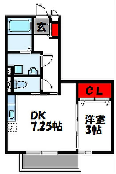 トーマンスリー古賀市舞の里☆1DK広めのお部屋☆駐車場あり(古賀市舞の里5丁目)