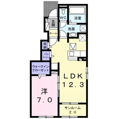 メゾン　ド　フレーシュ下宮永Ｂ
