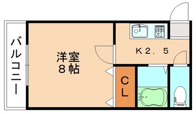 トーマンスリー飯塚市弁分☆駐車場（有料）☆ﾊﾞｽ・ﾄｲﾚ別☆（飯塚市弁分）