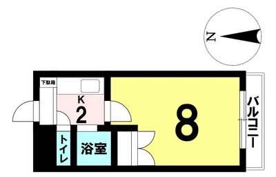【名古屋市西区/庄内通駅/バストイレ別/洋室8帖】セントラルハイツ香呑