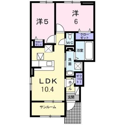 サンハイツ宮前Ｂ