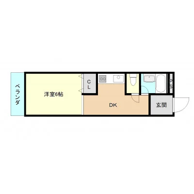 「京阪枚方市駅」徒歩6分｜関西医大近く、風呂トイレ別