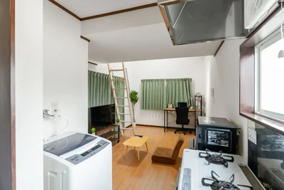 高尾駅徒歩5分✨家具家電付⭐Wi-Fi無料❗TM99