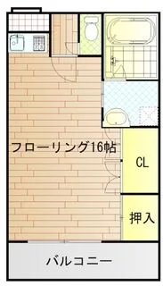 トーマンスリー行橋市中央☆広め☆P有(有料)☆ネット無料☆(行橋市中央3丁目)