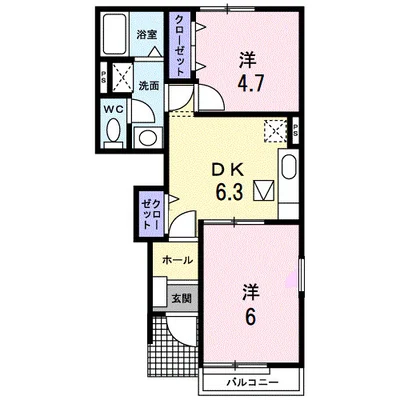 ブライドガーデンⅠ　Ｂ