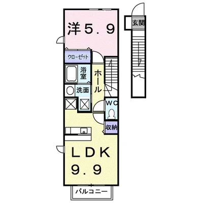 サニーサイド ハウス 森 A