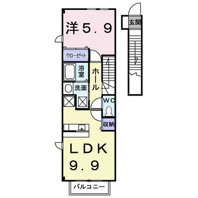 サニーサイド ハウス 森 A