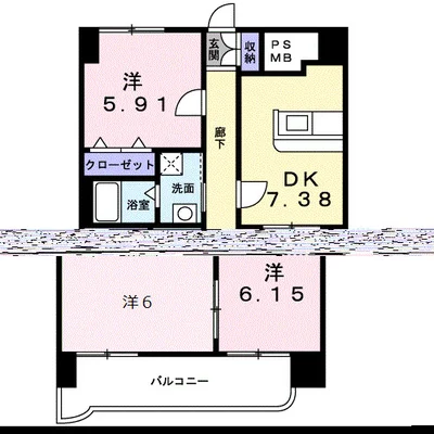 パ－ムヒルズマンション