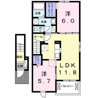 クラール蔵本公園　Ｂ