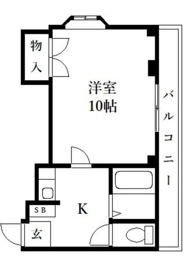 トーマンスリー東区香椎駅前2★29㎡・洋室10帖広々間取り★（福岡市東区香椎駅前３丁目）
