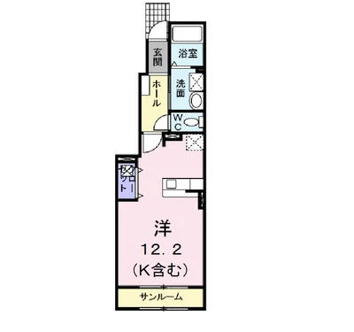 セトル・アンソレイユⅡ　Ｂ