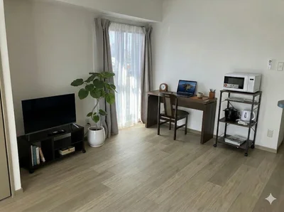 🌈新規OP賃料半額🌈【最上階角部屋/駐車場無料】日当たり良好な広々1DK！スーパー徒歩5分🏪オートロック🔒【M062】