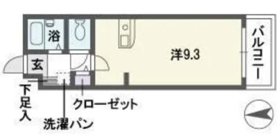 トーマンスリー中央区赤坂☆天神徒歩圏☆インターネット無料(福岡市中央区赤坂3丁目)