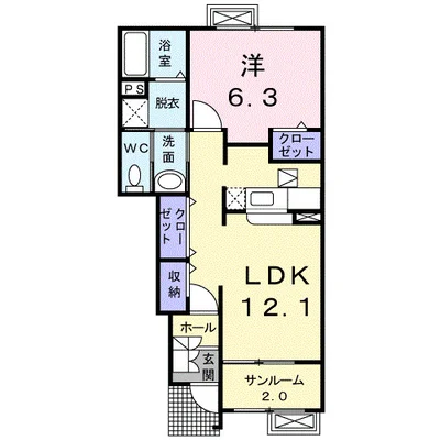 パークサイド　Ｋ　Ａ棟