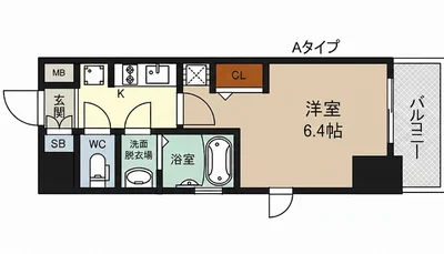 TR新大阪1【ネット無料・RC造角部屋・2口ガスコンロ付き、コンビニまで110ｍ】