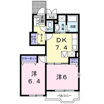 サニー・メゾン撫子B