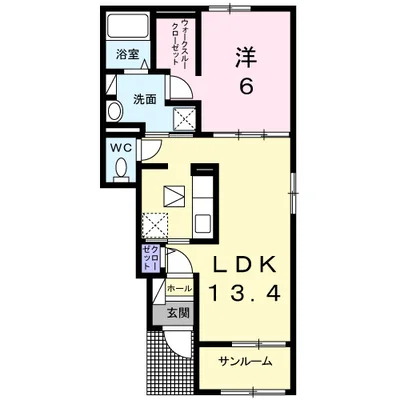 グレイスＫ　楠　Ａ