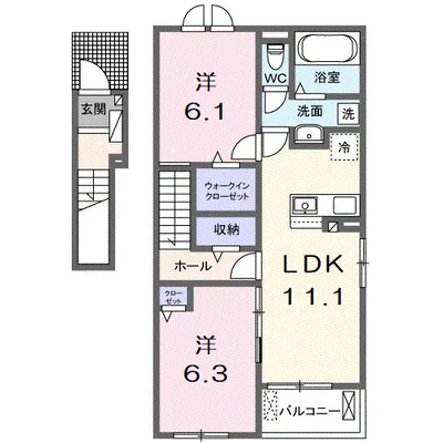 メゾンルミネ五個荘Ⅲ