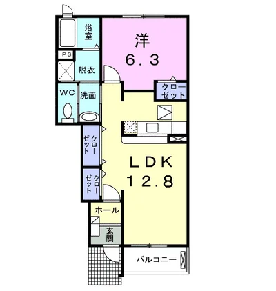 プラシード福浦　Ｄ