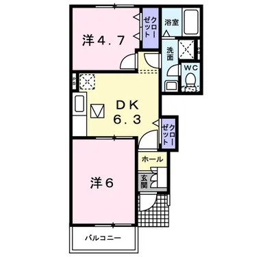 ヴィラージュ波風Ｄ