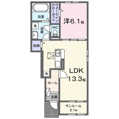 カーサ・ラッフィナートⅡ　Ａ