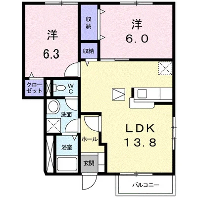 クレセント上乃木Ｄ