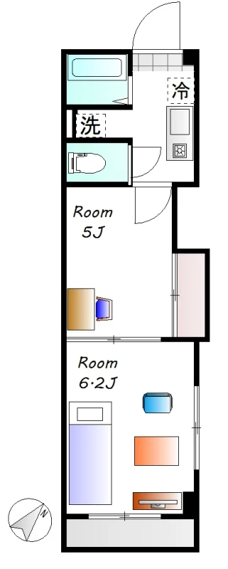 【新潟駅南口徒歩17分！駐車場あり！】🍀グランマンスリー新潟中央区紫竹山 🍀🚗駐車場あり🅿️ネット無料✨AL・EV付！