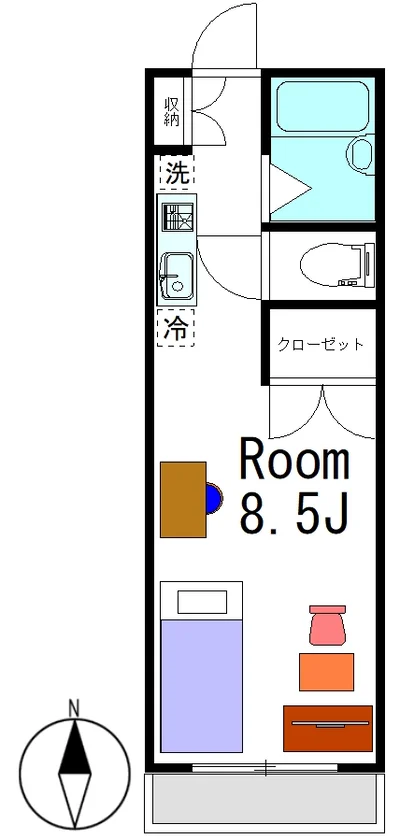 🍀グランマンスリー🍀高崎江木町R305🚉JR高崎駅徒歩🚶12分の好立地✨Wi-Fi無料💻別途敷地内🅿️駐車場利用可能🚗