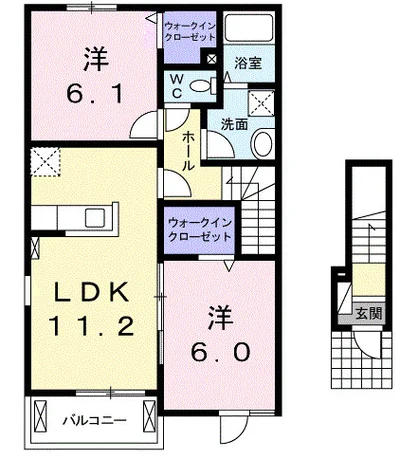ヴィラーリエージュＢ