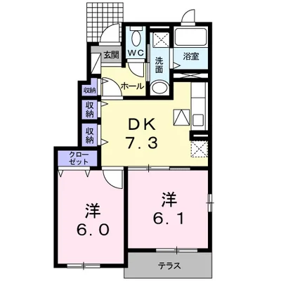 ヴィラ　エクレール　Ｂ