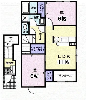 プロムナードＦ　Ⅱ棟