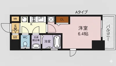 TR新大阪1【女性向け・ネット無料・RC造・2口ガスコンロ付き、コンビニまで110ｍ】
