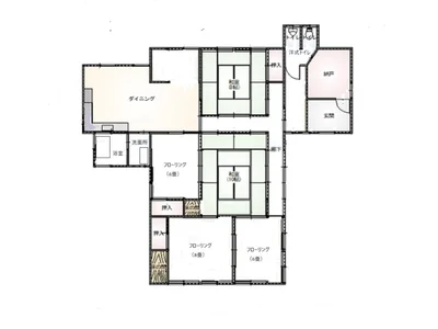 【駐車場あり／６名入居可】ゆったり戸建てマンスリー