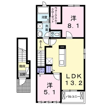 ツァルト小郡　Ｂ