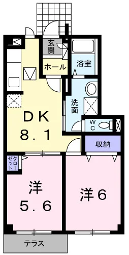 グリュッククレー B棟