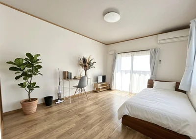 【豊田市渡刈町/愛環末野原駅16分/トヨタ本社徒歩10分/南向き角部屋/Wi-Fi無料（マンスリーベースＪＰ T003)