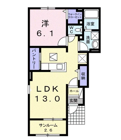 メゾンカーメルⅡＢ