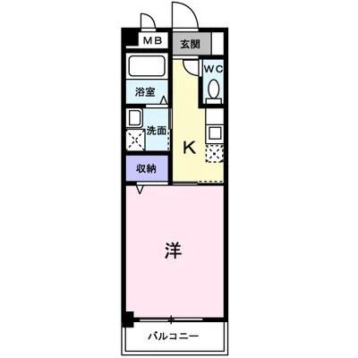 福パレス　ランデュール　Ｂ