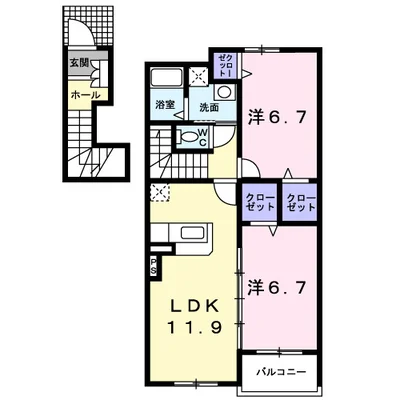 カーサエレガンテ　Ａ