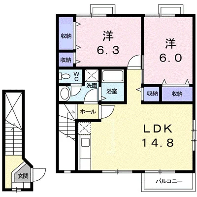 クレセント上乃木Ｄ